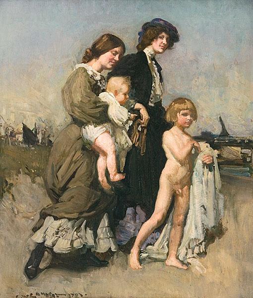 George Washington Lambert The Bathers oil painting image